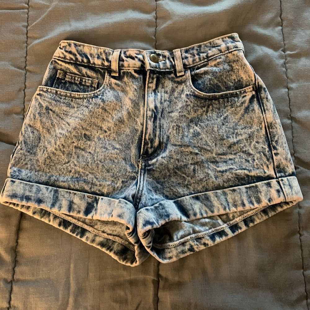 light wash Denim shorts